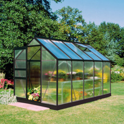 Serre de jardin 6,2m² en polycarbonate 4mm Popular - Halls
