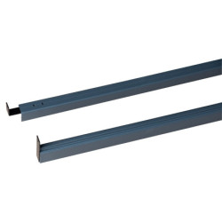 Rails de finition haut et bas aluminium pour clôture Compolife