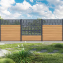 Panneau décoratif aluminium Linea pour clôture personnalisable Compolife