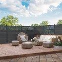 Panneau décoratif aluminium Linea pour clôture personnalisable Compolife