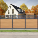 Panneau décoratif aluminium Arbora pour clôture personnalisable Compolife