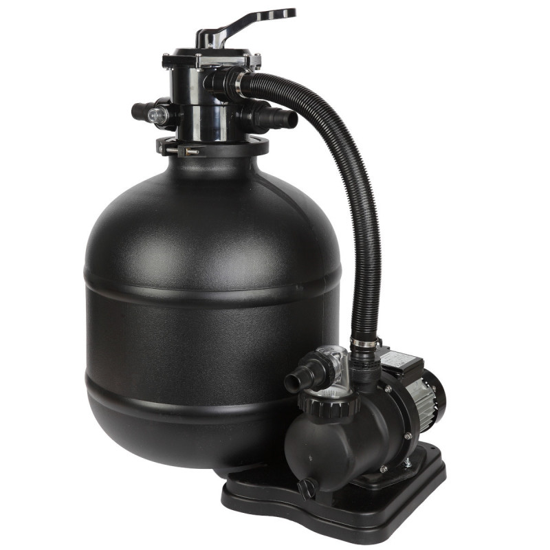 Filtre à sable pour piscines jusque 24m³ avec pompe 250W et pré-filtre Water’Clip