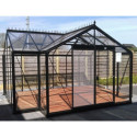 Orangerie La serre d’Hélène 15,79m² aluminium et verre trempé 4mm avec embase – ACD Prestige Live