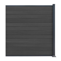 Kit d'extension pour clôture en bois composite premium 180xH.190cm Compolife - coloris gris anthracite