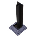 Kit d'extension pour clôture en bois composite premium 180xH.190cm Compolife - coloris gris anthracite