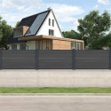 Kit d'extension pour clôture en bois composite premium 180xH.95cm Compolife - coloris gris anthracite