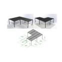 Pergola bioclimatique XXL 32,63m² en « L » - HABRITA