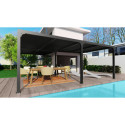 Pergola bioclimatique XXL 32,63m² en « L » - HABRITA