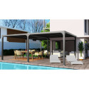 Pergola bioclimatique XXL 32,63m² en « L » - HABRITA