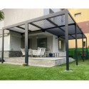 Pergola bioclimatique XXL 32,63m² en « L » - HABRITA