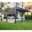 Pergola bioclimatique XXL 32,63m² en « L » - HABRITA