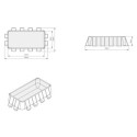 Piscine hors sol rectangulaire Stone 400x200x100cm avec pompe filtrante – Exit Toys