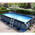 Piscine hors sol rectangulaire Stone 540x250x100cm avec pompe filtrante – Exit Toys