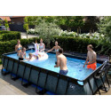 Piscine hors sol rectangulaire Stone 540x250x100cm avec pompe filtrante – Exit Toys