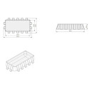 Piscine hors sol rectangulaire Wood 540x250x100cm avec pompe filtrante – Exit Toys