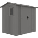 Abri de jardin en acier galvanisé Roka 4,08m² + kit d'ancrage - X-Métal