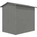 Abri de jardin en acier galvanisé Roka 4,08m² + kit d'ancrage - X-Métal