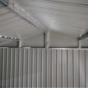 Abri de jardin en acier galvanisé Roka 4,08m² + kit d'ancrage - X-Métal