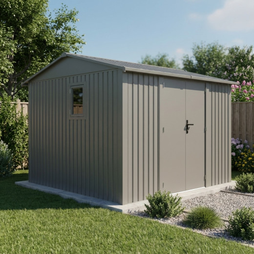 Abri de jardin en acier galvanisé Roka 9m² - X-Métal