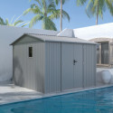 Abri de jardin en acier galvanisé Roka 9m² - X-Métal