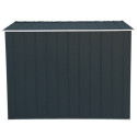 Abri de jardin en métal anthracite 6,34m² - DURAMAX + kit d'ancrage