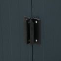 Abri de jardin en métal anthracite 6,34m² - DURAMAX + kit d'ancrage