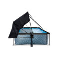 Piscine hors sol rectangulaire Stone 220x150x65cm avec pompe filtrante et voile d'ombrage – Exit Toys