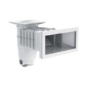 Piscine octogonale allongée Granville 545x385cm en composite PVC/CHANVRE Justaposé