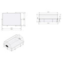 Piscine hors sol rectangulaire Wood 220x150x65cm avec pompe filtrante et dôme – Exit Toys