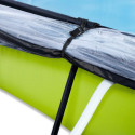 Piscine hors sol rectangulaire Lime 300x200x65cm avec pompe filtrante et dôme – Exit Toys