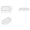 Piscine hors sol rectangulaire Wood 400x200x122cm avec pompe filtrante – Exit Toys