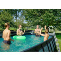 Piscine hors sol rectangulaire Stone 540x250x122cm avec pompe filtrante à sable – Exit Toys