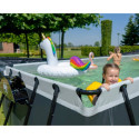 Piscine hors sol rectangulaire Black Leather 540x250x122cm avec pompe filtrante à sable – Exit Toys