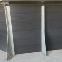 Piscine rectangulaire Bréhal 160x320cm en composite PVC/CHANVRE Justaposé