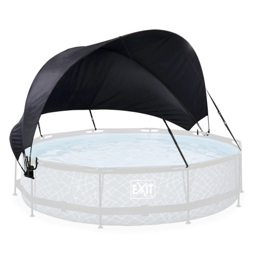 Voile d'ombrage de piscine hors sol ronde diam 360cm – Exit Toys