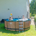 Piscine hors sol ronde Wood ø360x122cm avec pompe filtrante – Exit Toys