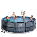 Piscine hors sol ronde Stone ø450x122cm avec pompe filtrante – Exit Toys