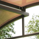 Abri pour barbecue 3,6m² en aluminium gris anthracite et polycarbonate DCB Garden