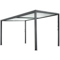 Pergola bioclimatique en aluminium avec lames orientables blanches TRAMONTO - DCB Garden	