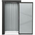 Armoire à outils Azione en acier galvanisé gris anthracite – City Garden