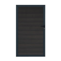 Portillon battant en bois composite 100x180cm - coloris gris anthracite - Compolife