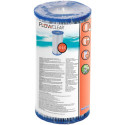 Cartouche Φ10,6xH20,3cm type III pour pompe Flowclear - Bestway