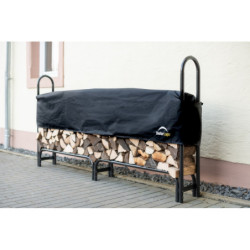 Porte-bûches 240cm en acier capacité de charge de 1000kg - Shelter Logic