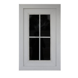 Fenêtre supplémentaire tirant droit blanche pour abri de jardin PREMIUM en bois composite Woodlife Garden