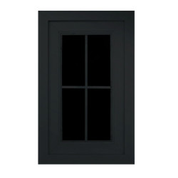 Fenêtre supplémentaire tirant droit anthracite pour abri de jardin PREMIUM en bois composite Woodlife Garden