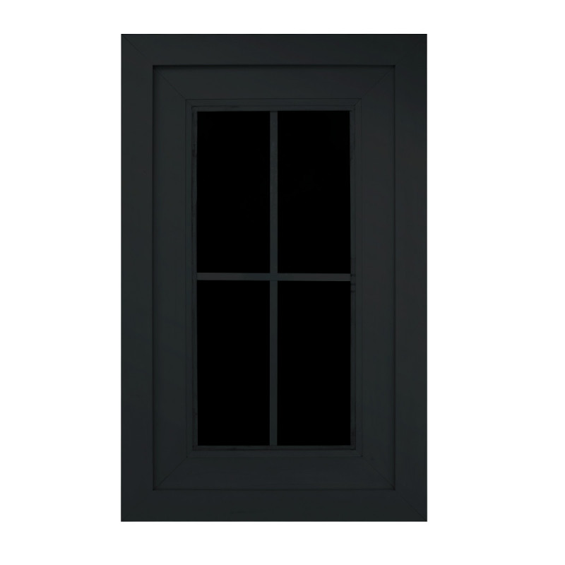 Fenêtre supplémentaire tirant droit anthracite pour abri de jardin PREMIUM en bois composite Woodlife Garden
