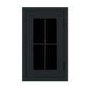 Fenêtre supplémentaire tirant droit anthracite pour abri de jardin PREMIUM en bois composite Woodlife Garden