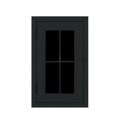 Fenêtre supplémentaire tirant gauche anthracite pour abri de jardin PREMIUM en bois composite Woodlife Garden