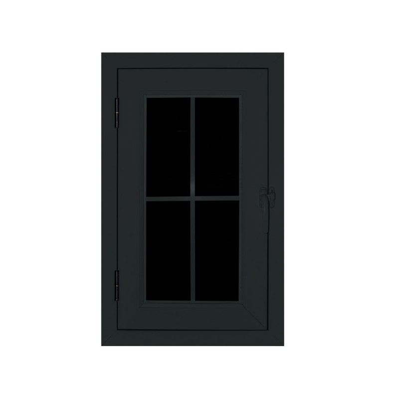 Fenêtre supplémentaire tirant gauche anthracite pour abri de jardin PREMIUM en bois composite Woodlife Garden