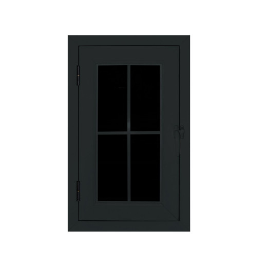 Fenêtre supplémentaire tirant gauche anthracite pour abri de jardin PREMIUM en bois composite Woodlife Garden